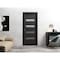 Sartodoors Slab Barn Door Panel 30 x 80in, Matte Black Frosted Glass, Pocket Closet Sliding QUADRO4113S-BLK-30 - alternate 4